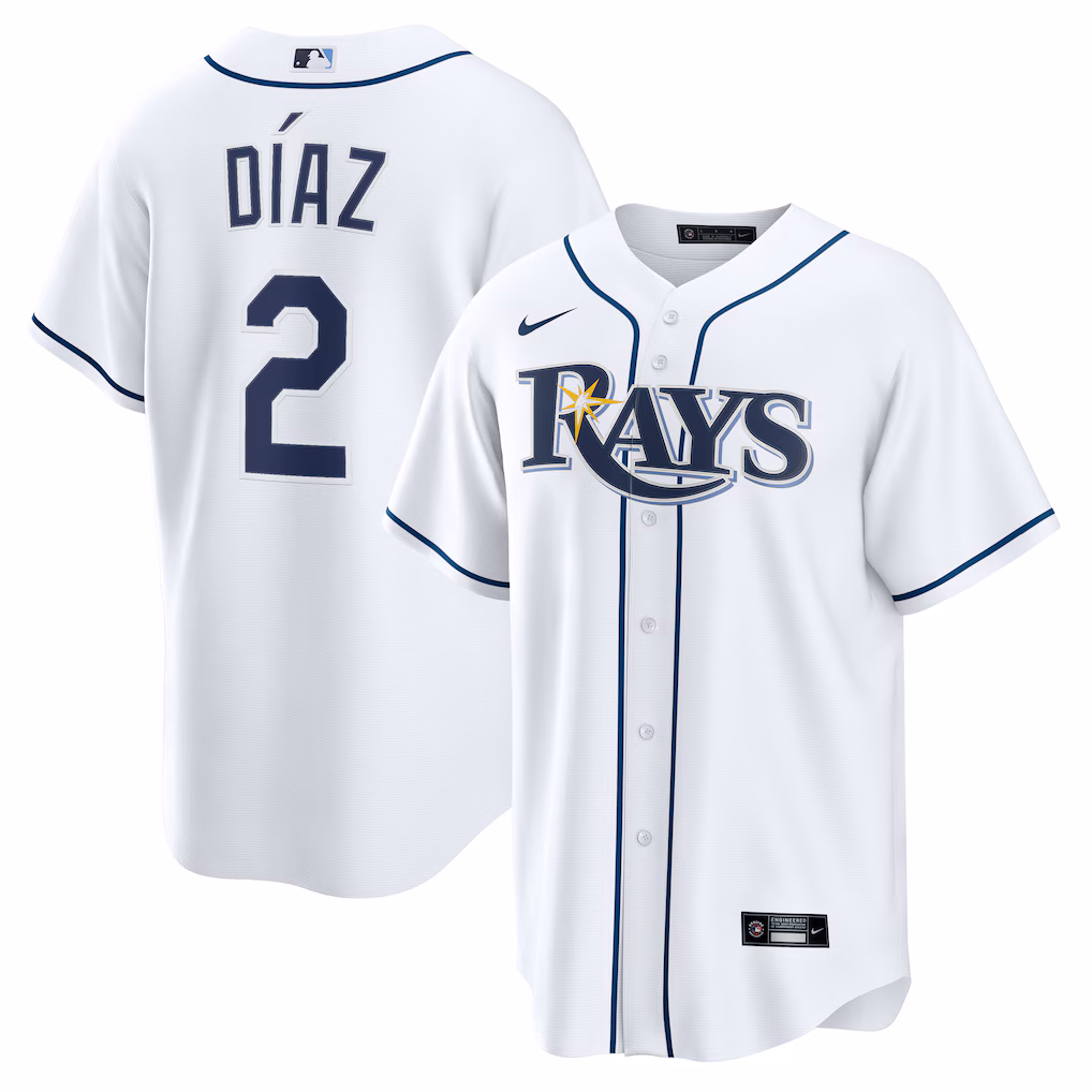 Yandy Díaz Tampa Bay Rays Nike Home Player Jersey - White