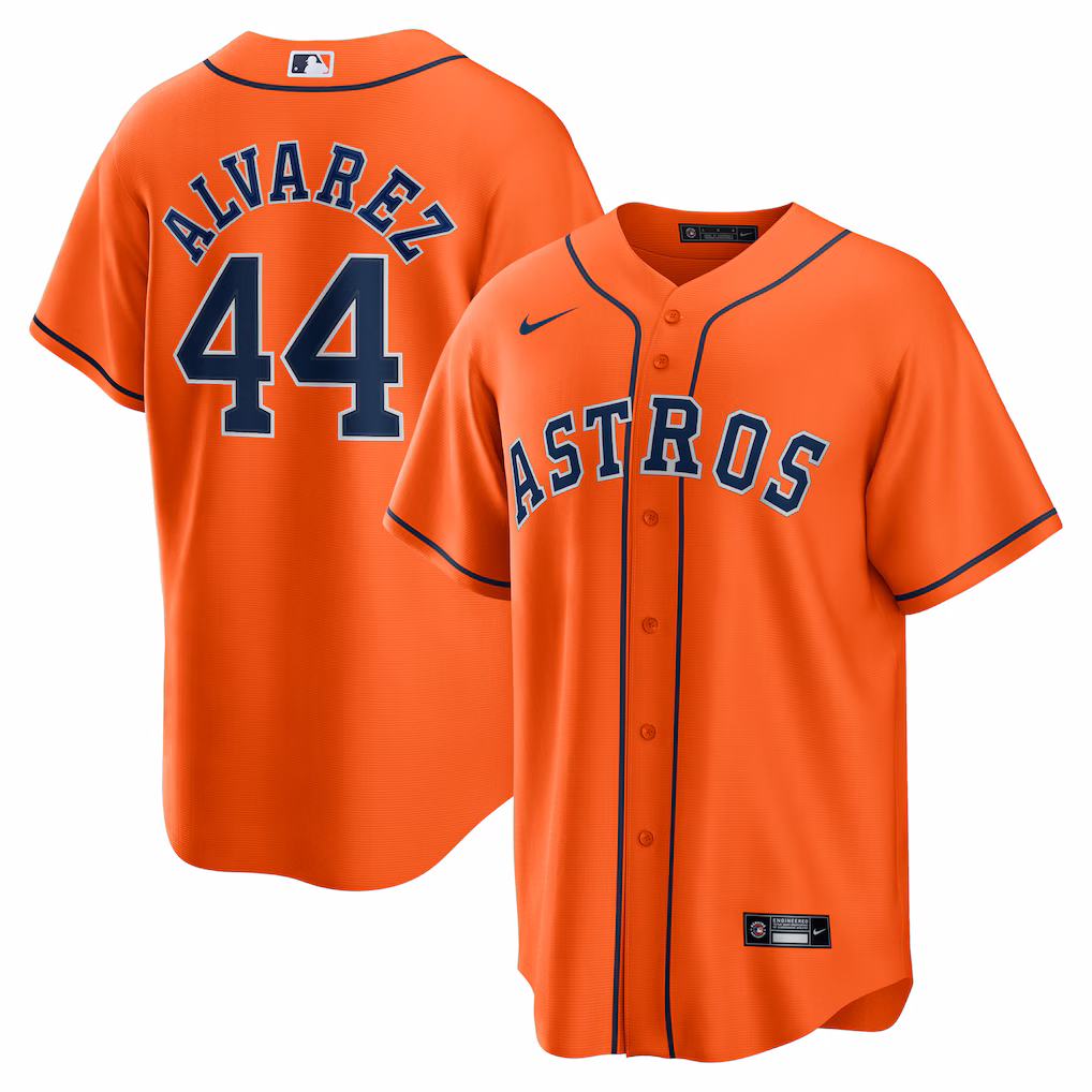 Yordan Álvarez Houston Astros Nike Alternate Player Jersey - Orange